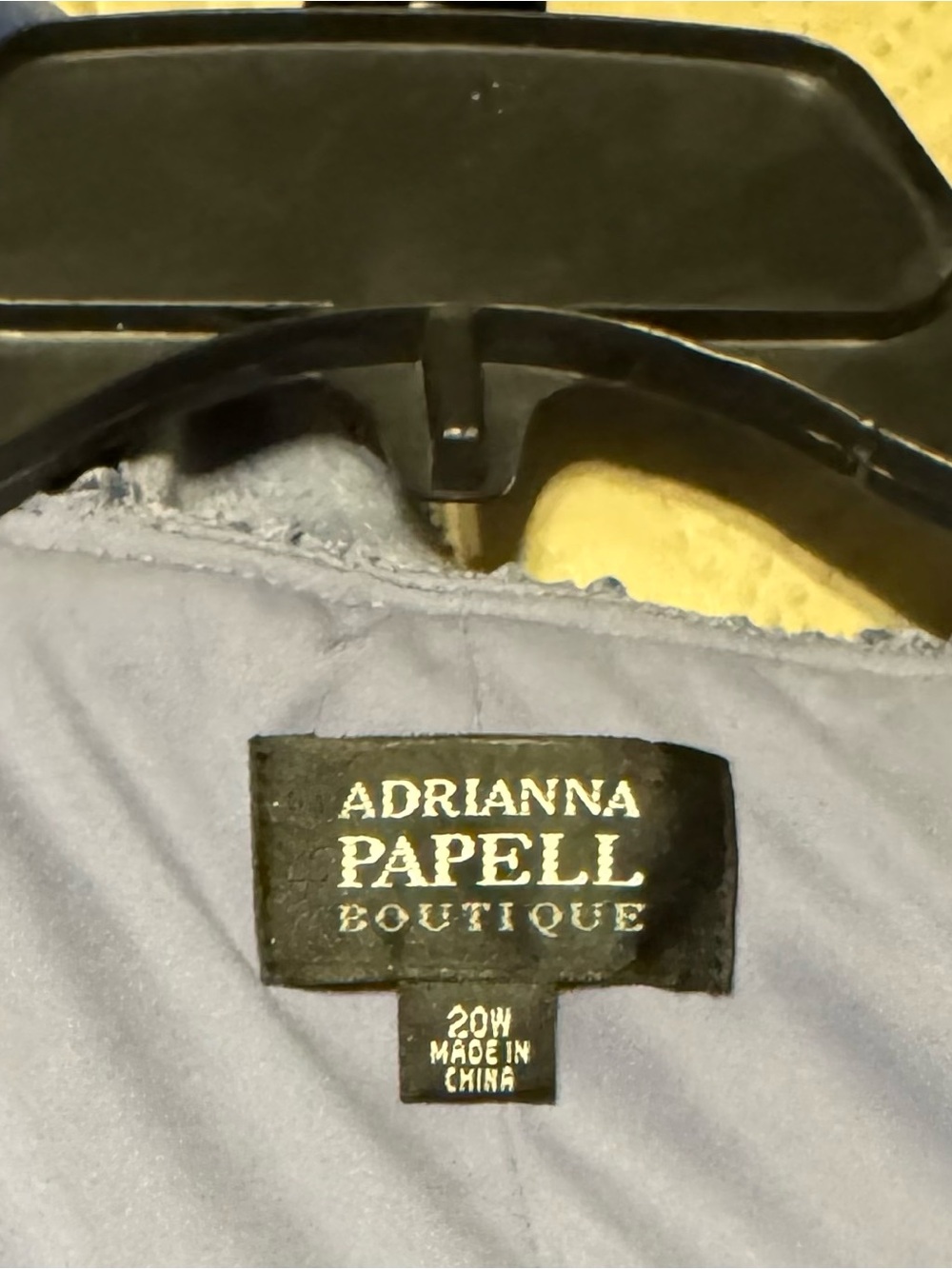 Adrianna Papell Lavender Ruffle Ruched Tank Top - Picture 2 of 6